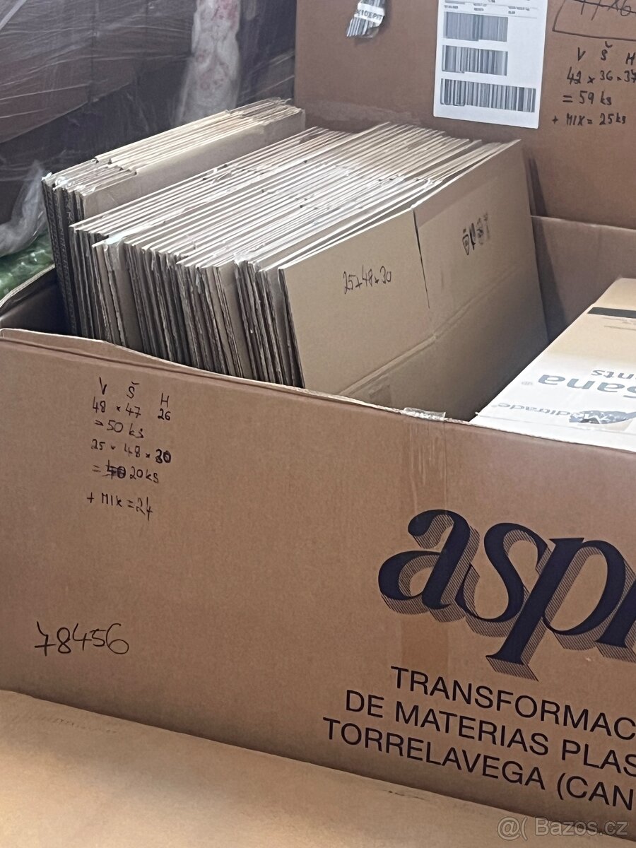 Použité kartonové krabice na stěhování / balení – levně - 6