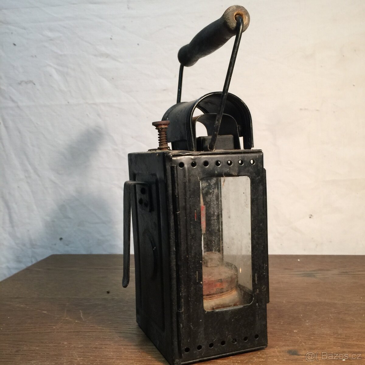 stará karbidová lampa - karbidka - 6