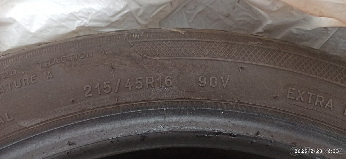 215/45/R16 letní/ dot-1121 - 6