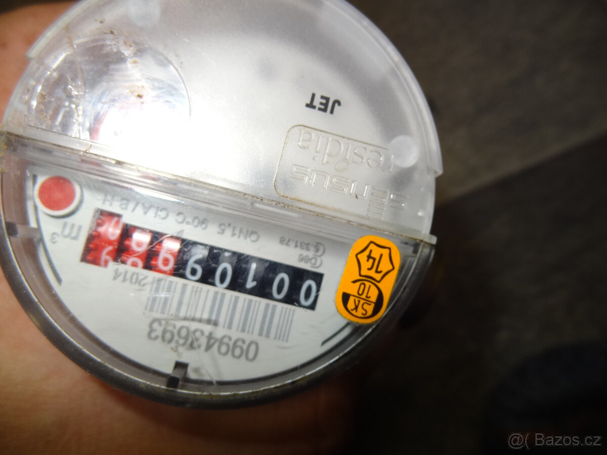 Vodoměr Sensus Residia QN1.5 - Studená i Teplá voda - 3/4 pa - 6