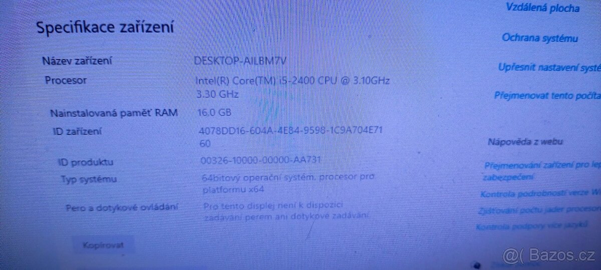 PC i5 2400, 16gb ram, Z68A-D3H-B3 - 6