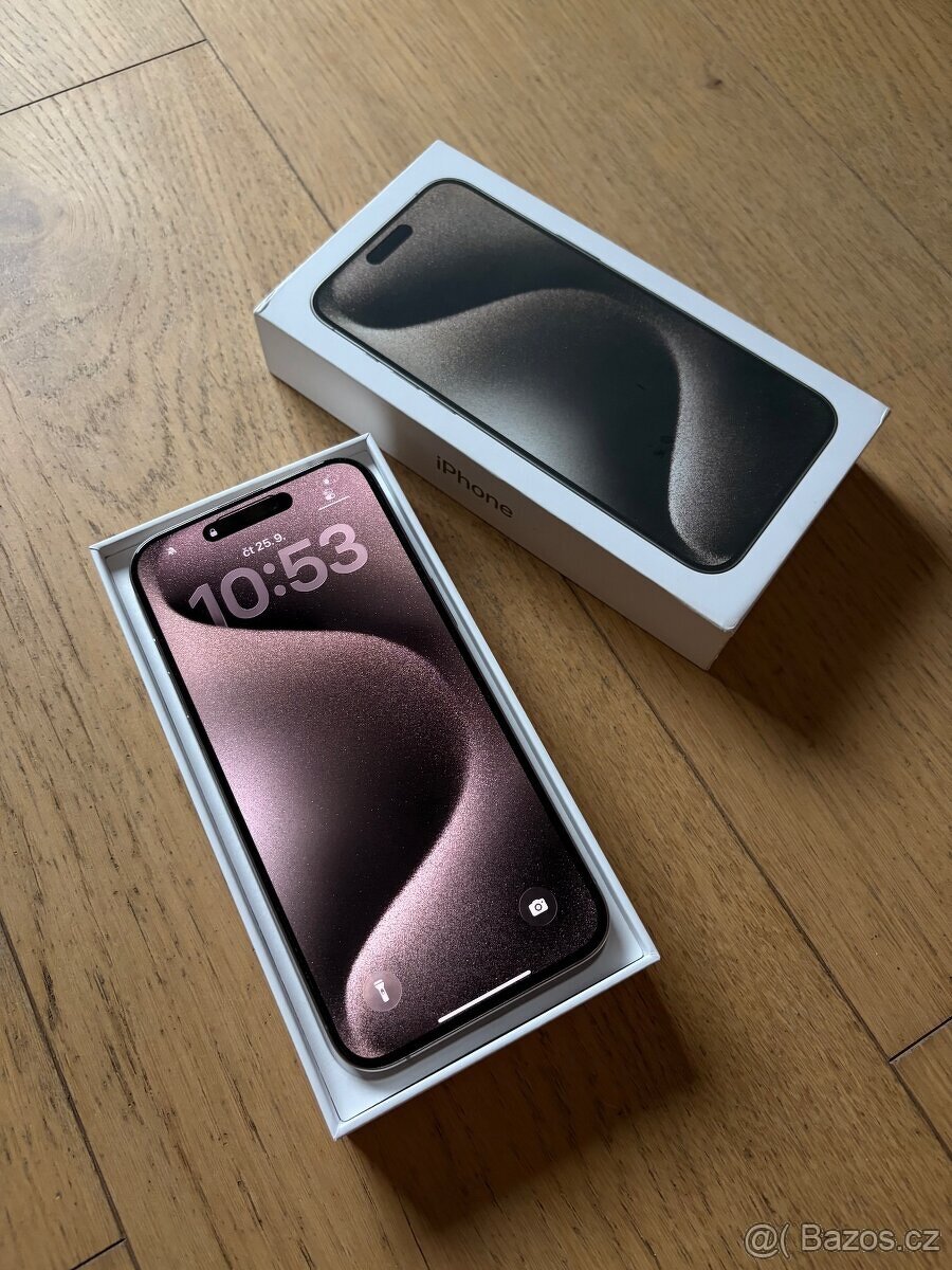 Apple iPhone 15 Pro Max 256GB přírodní - 6