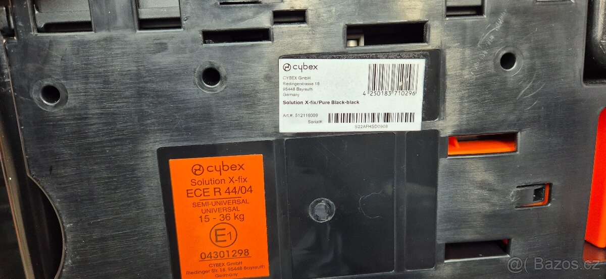 Dětská autosedačka Cybex Solutio X-Fix - 6