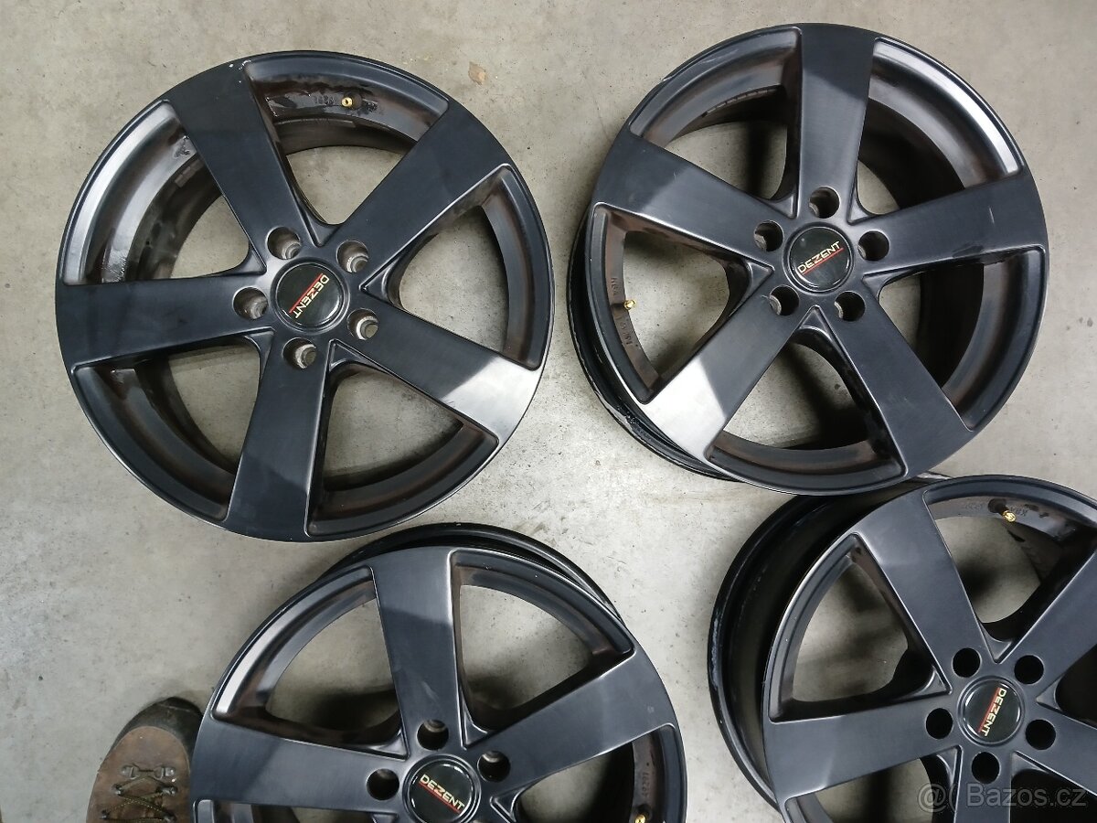 ALU kola,sada,DEZENT,originál,5x112, R17, BEZ PNEU,TOP - 6