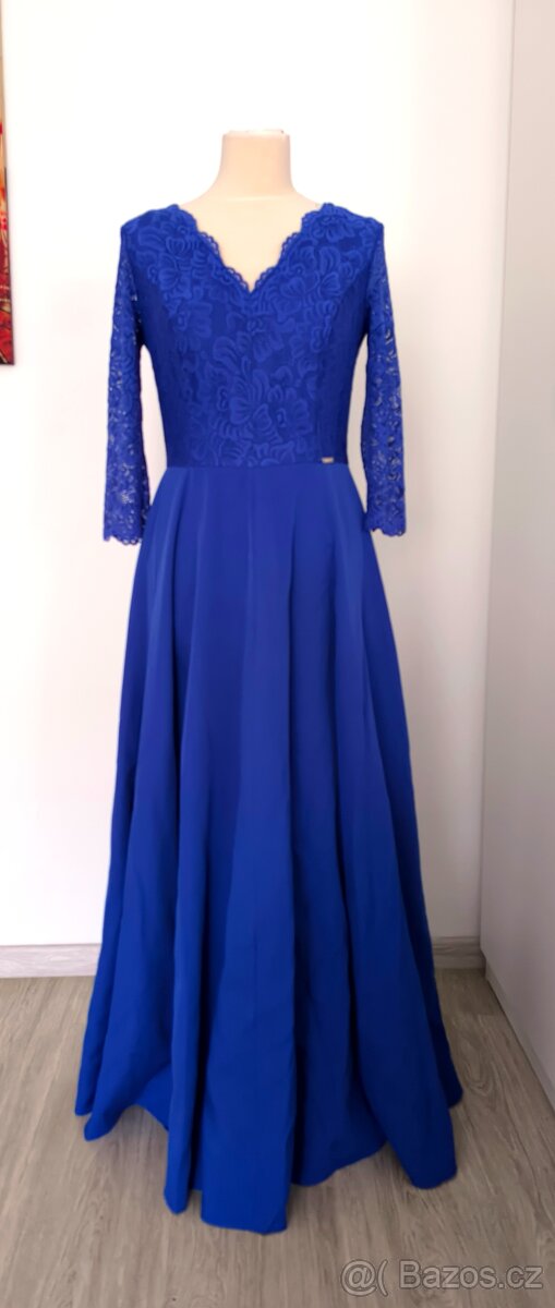 Královsky modré šaty Numoco - 6