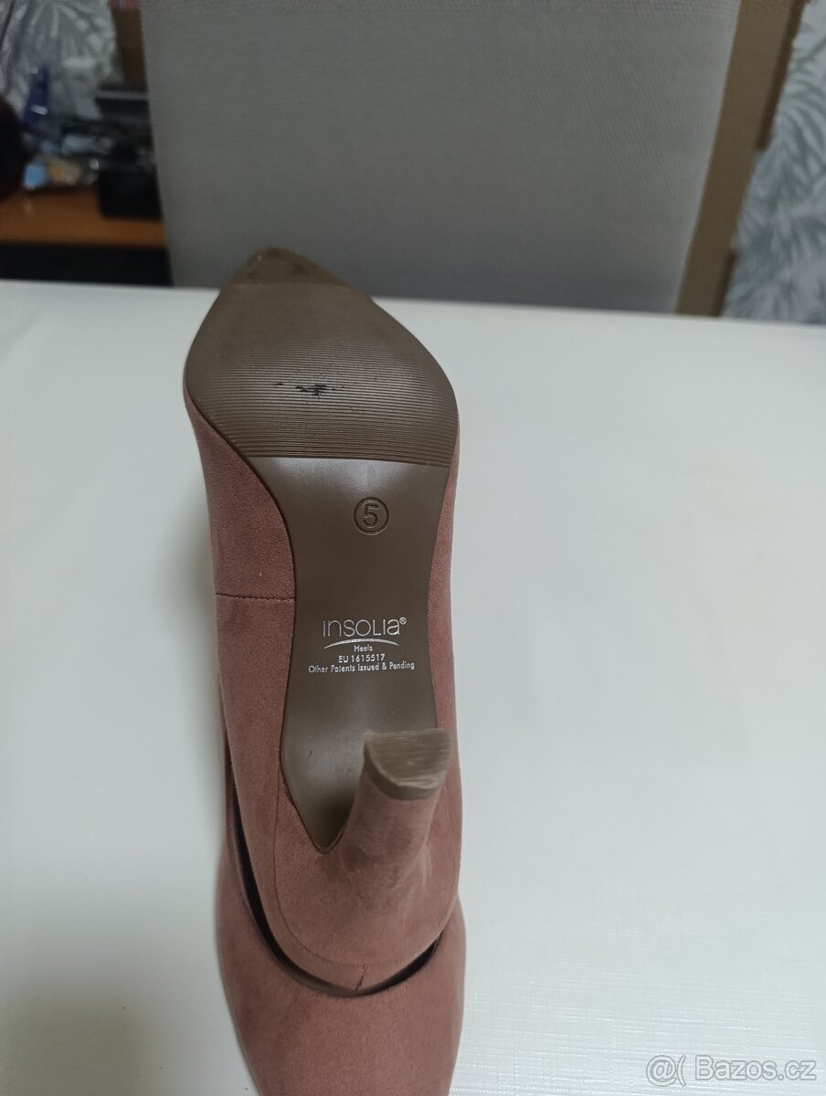 Růžové společenské boty - 6