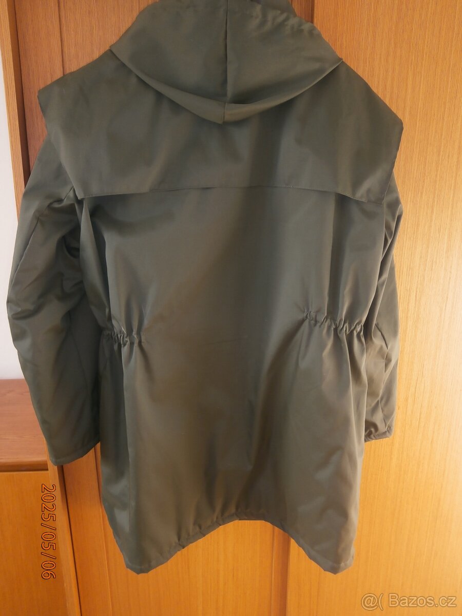 Khaki kabát, zateplený , voděodolný. - 6