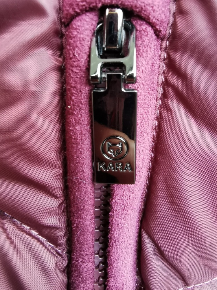 DÁMSKÁ ZIMNÍ BUNDA KARA SE STŘÍBRNOU LIŠKOU - vel.42 - 6