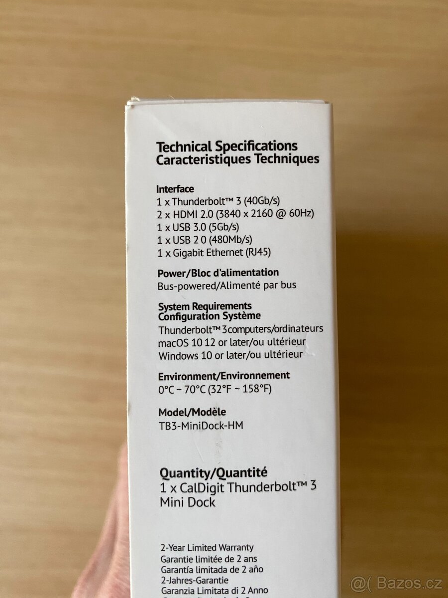 Nová mini dokovací stanice CalDigit Thunderbolt 3 - orig. b. - 6