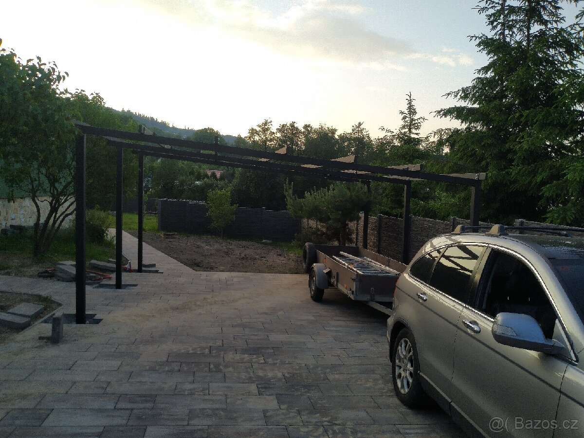 Prodám pergolu(stání pro auta) - 6