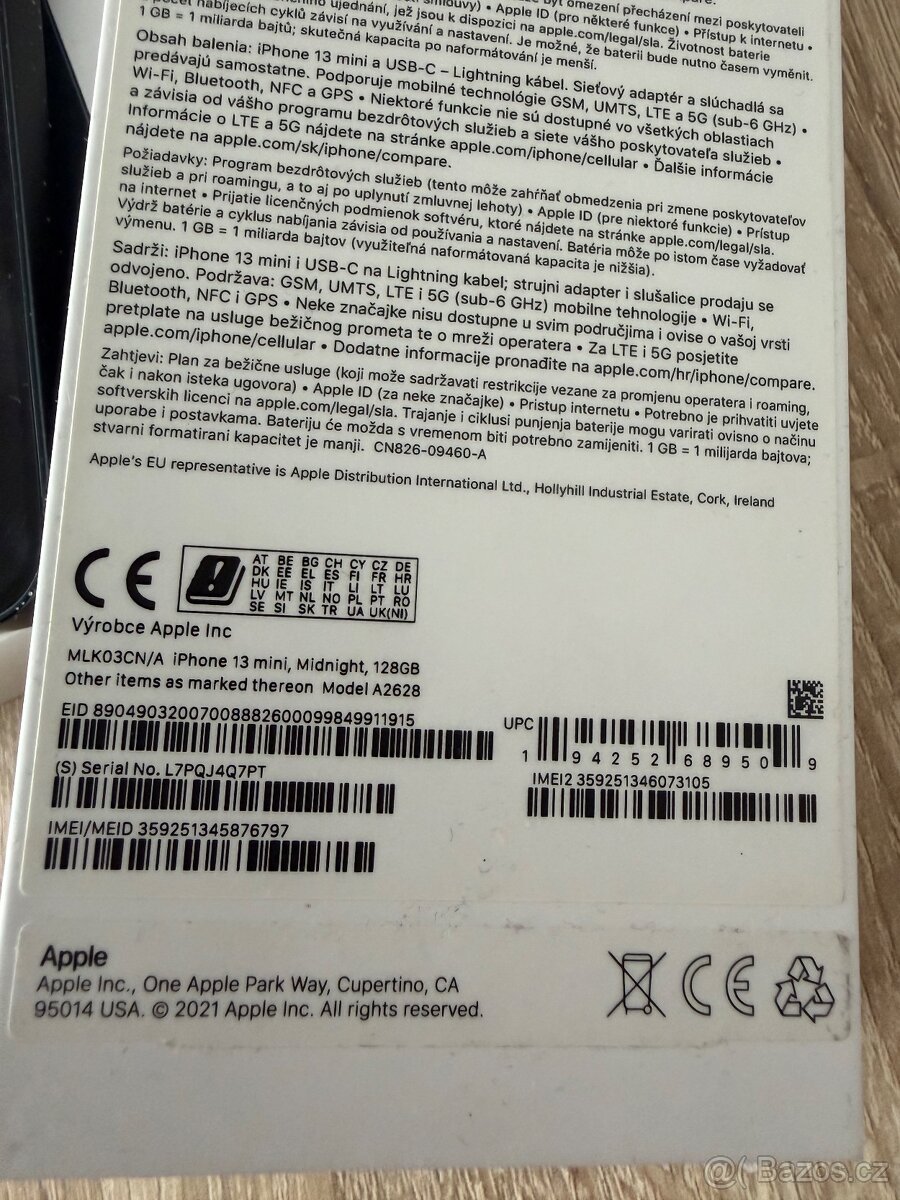 Iphone 13mini 128gb , černý - 6