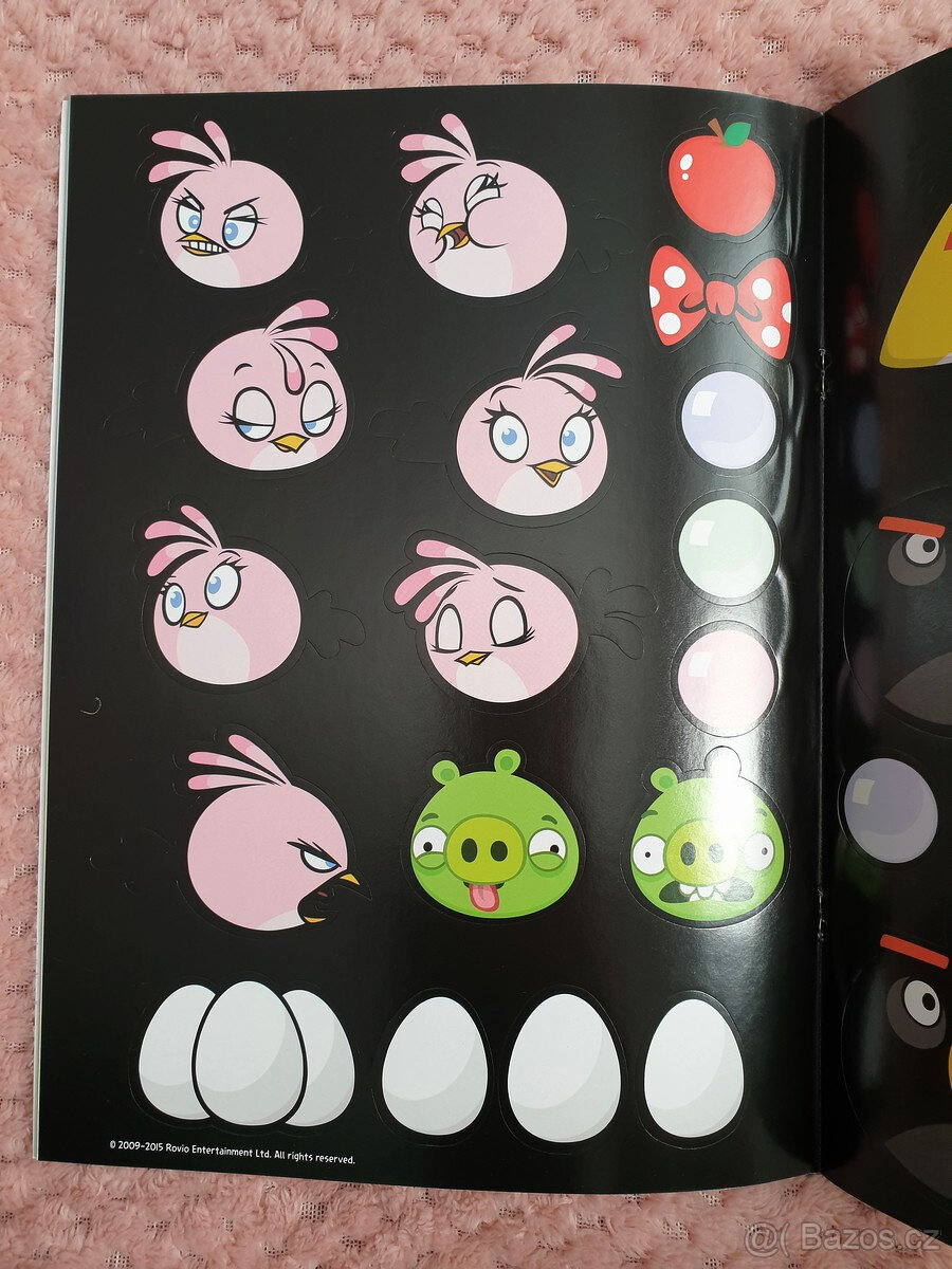 Rovio Angry Birds Stela hádanky plakát nálepky - 6