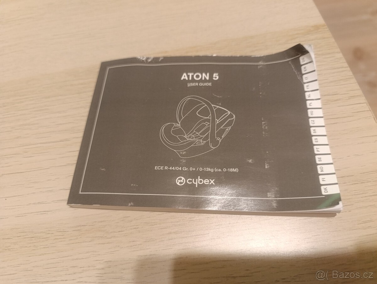 Autosedačka vajíčko cybex aton 5 - 6