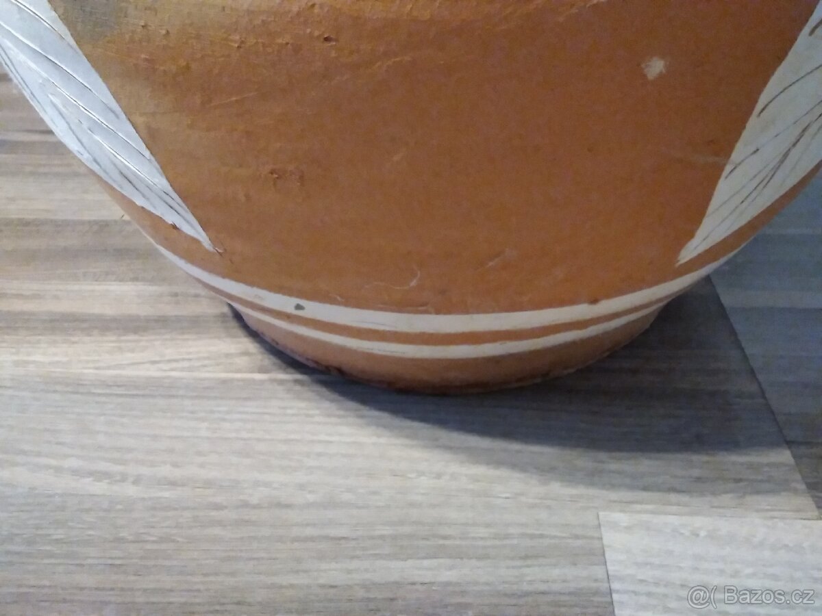 Terakotový ( hliněný ) KVĚTINÁČ - 6