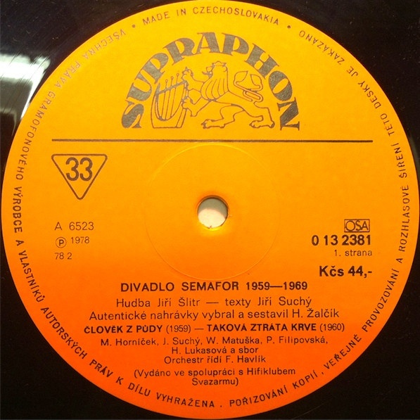 DIVADLO SEMAFOR - 1959 - 1969 (3 LP) - 6