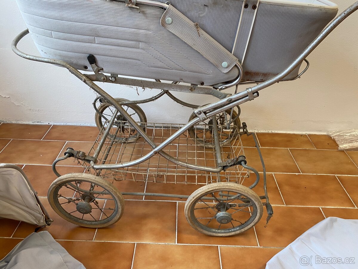 Retro kočárek Liberta + druhý zdarma - 6