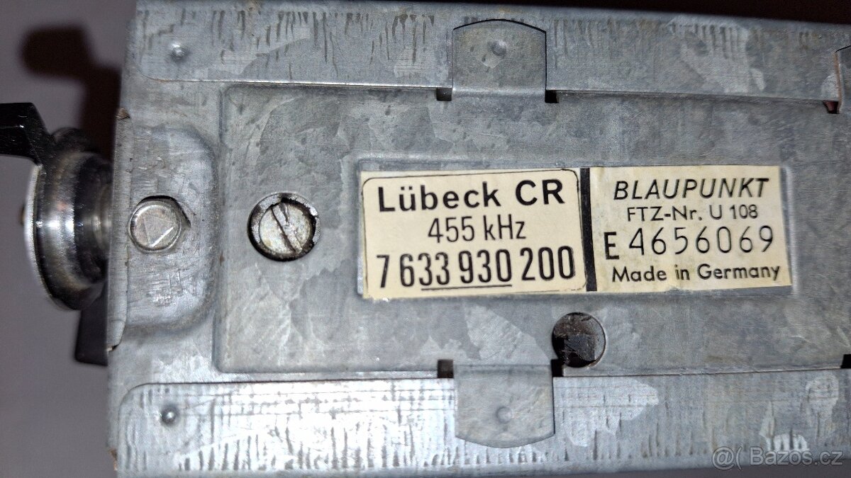 Autorádio s kazeťákem Blaupunkt Lübeck CR - 6