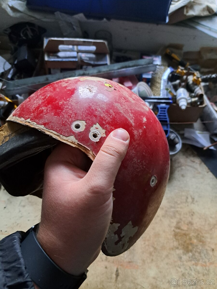 Přilba na veterána, retro přilba- CASSIDA- na renovaci - 6