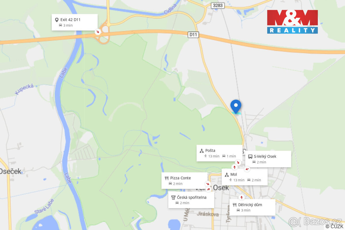 Pronájem provozní plochy, 3200 m², Velký Osek - 6