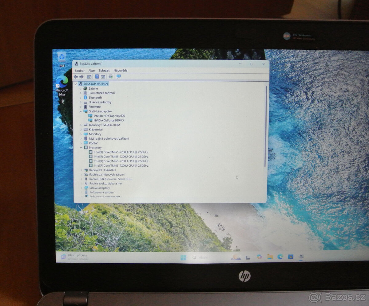 HP Probook i5-7200u, 8GB/500GB, Full HD, GeForce 930, Win11 - 6
