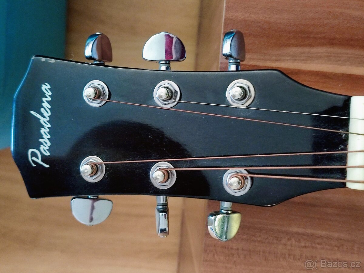 Akustická kytara Pasadena SG028CE-BK, dobrý stav 🎸 - 6
