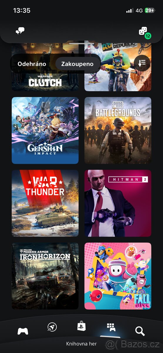 Prodám svůj CZ PlayStation Network účet s velkým množstvím d - 6