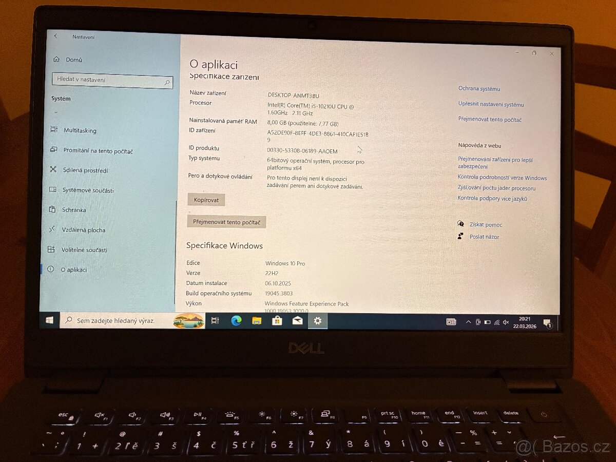 Prodám Notebook Dell Latitude 3410 - 6