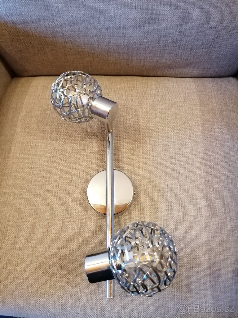 Osvětlení, svítidla, lustr, chrom, světla - 6