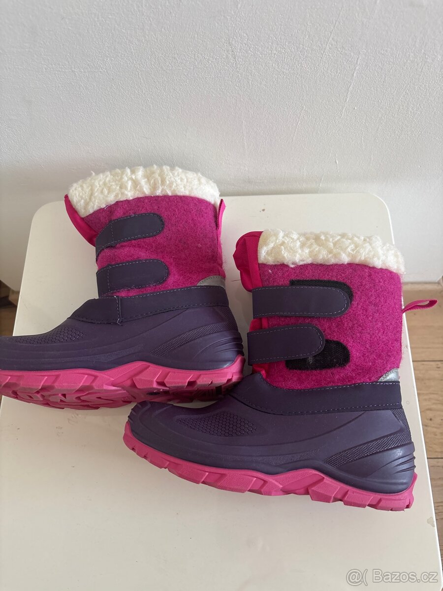 Kozačky zateplené vel. 34, stélka 20,5 cm. - 6