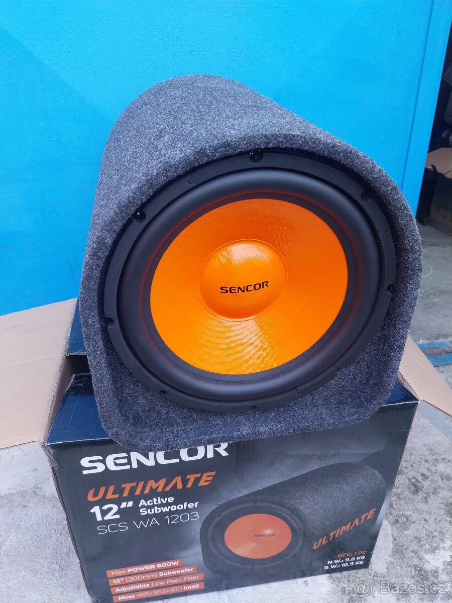 AKTIVNÍ SUBWOOFER SENCOR SCS WA 1203 600W - 6