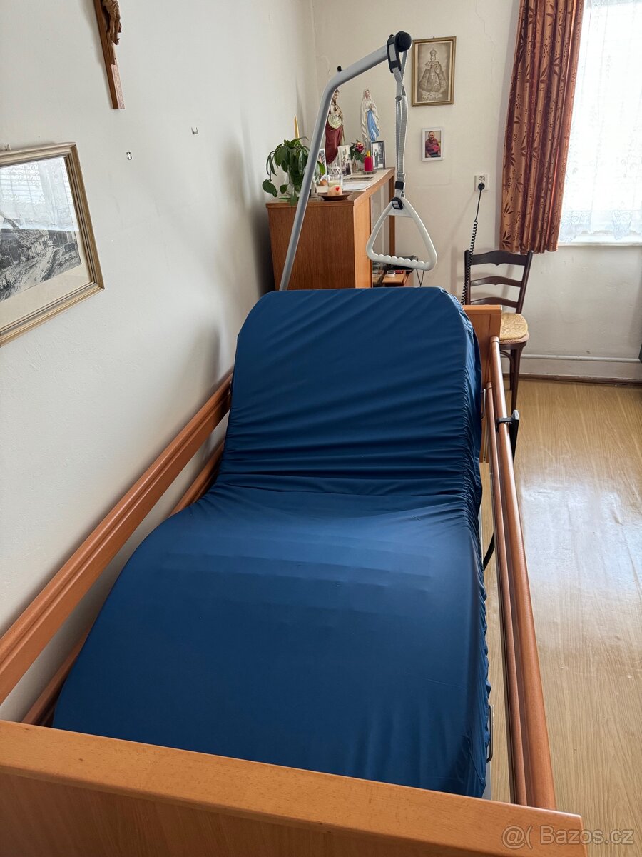 El. polohovací lůžko včetně matrace s obalem - 6