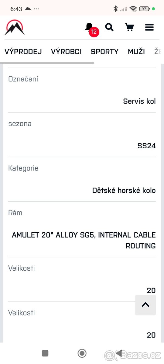 Dětské kolo Amulet - 6