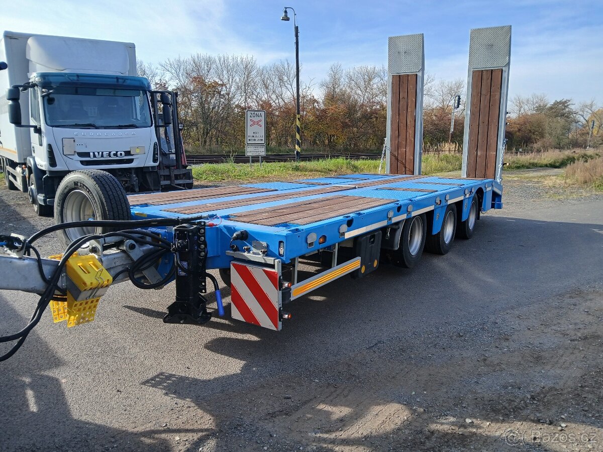 Přívěs na kompresor vrtná souprava bagry - 6