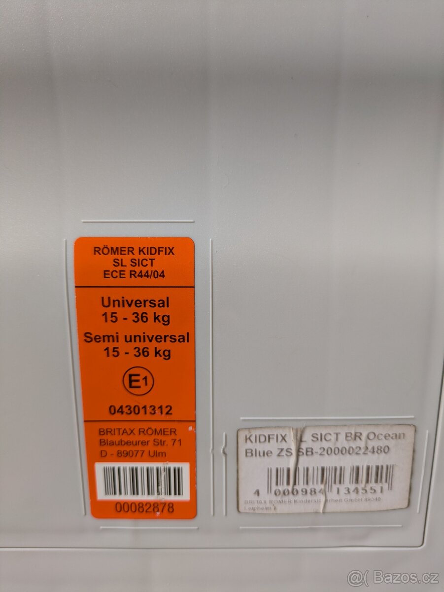 autosedačka Britax Römer Kidfix SL Sict 15-36kg, modrá - 6