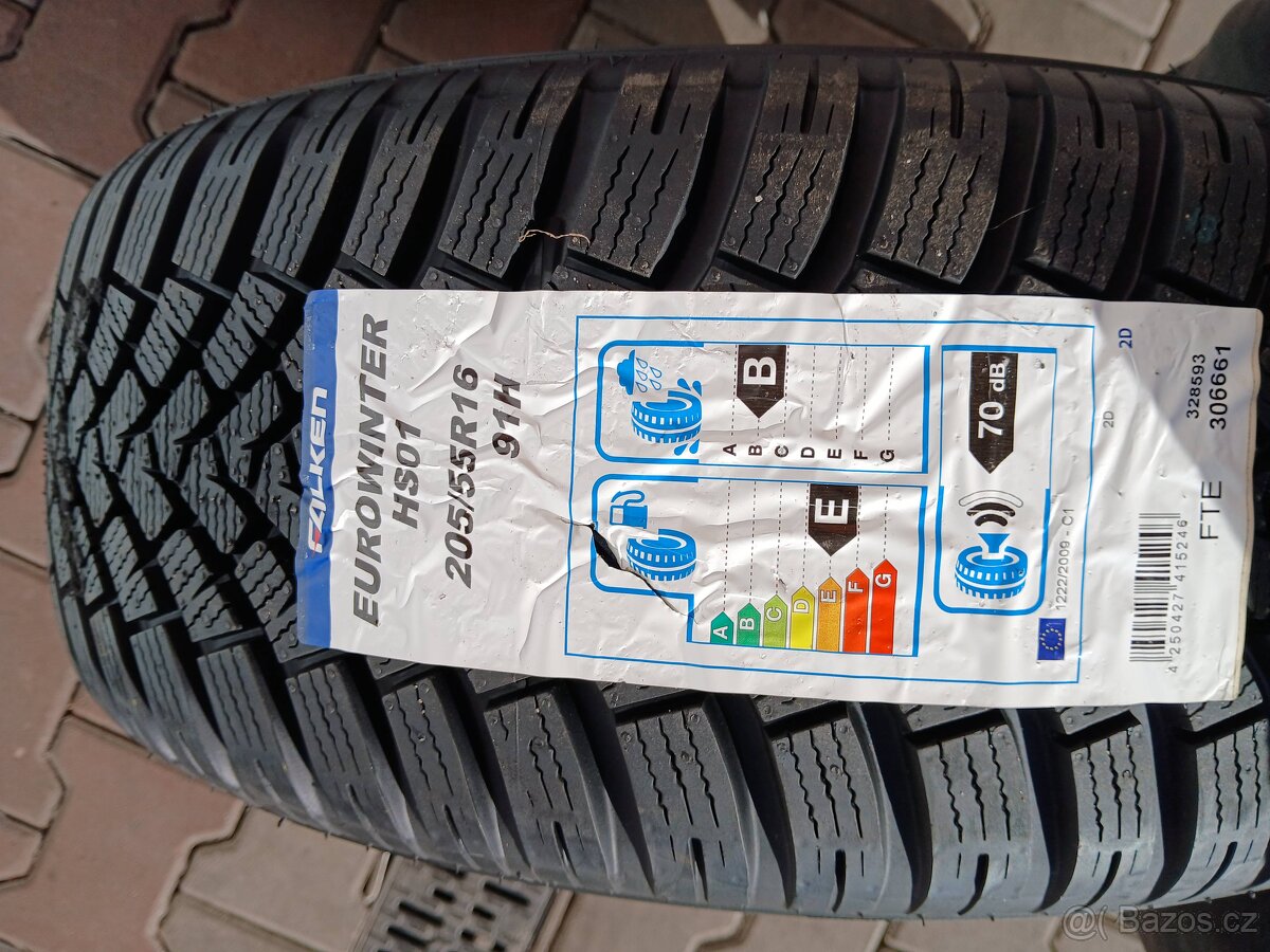 FIAT TIPO NOVÉ ORIGINÁLNÍ DISKY R16 S NOVÝMI PNEU FALKEN 205 - 6