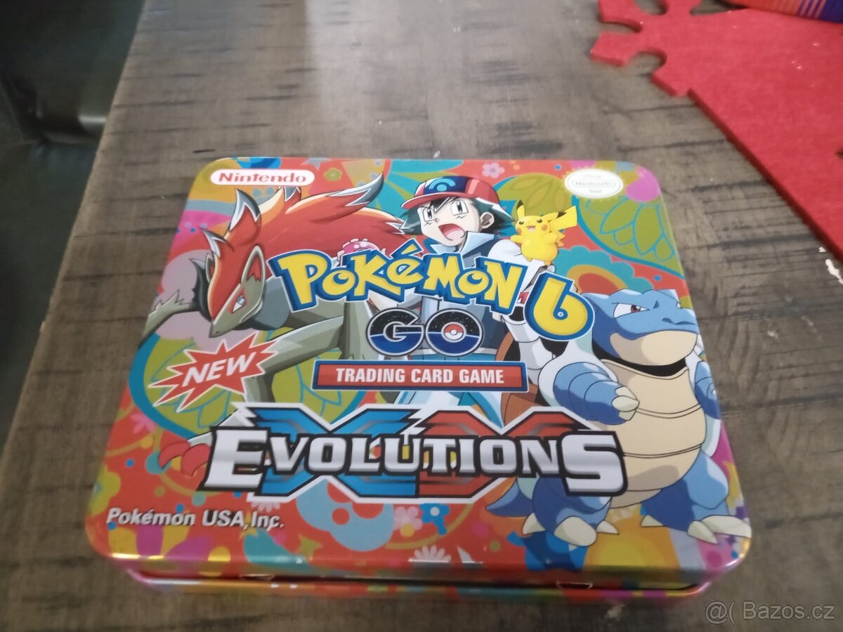 Pokemon karty, plechové krabičky - 6