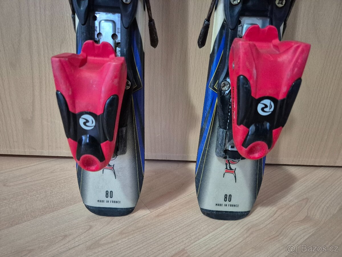 Dětske lyže Rosignol 80 cm + lyžáky - 6