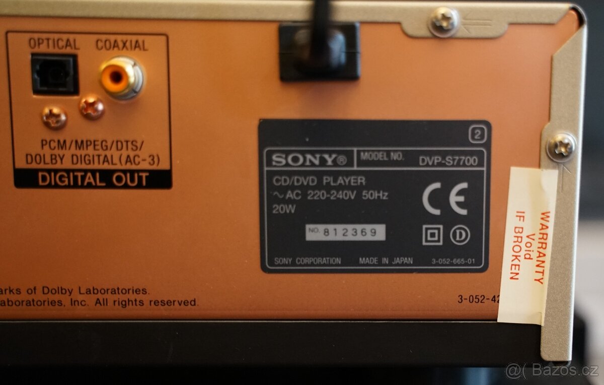 SONY DVP -S7700 - 6