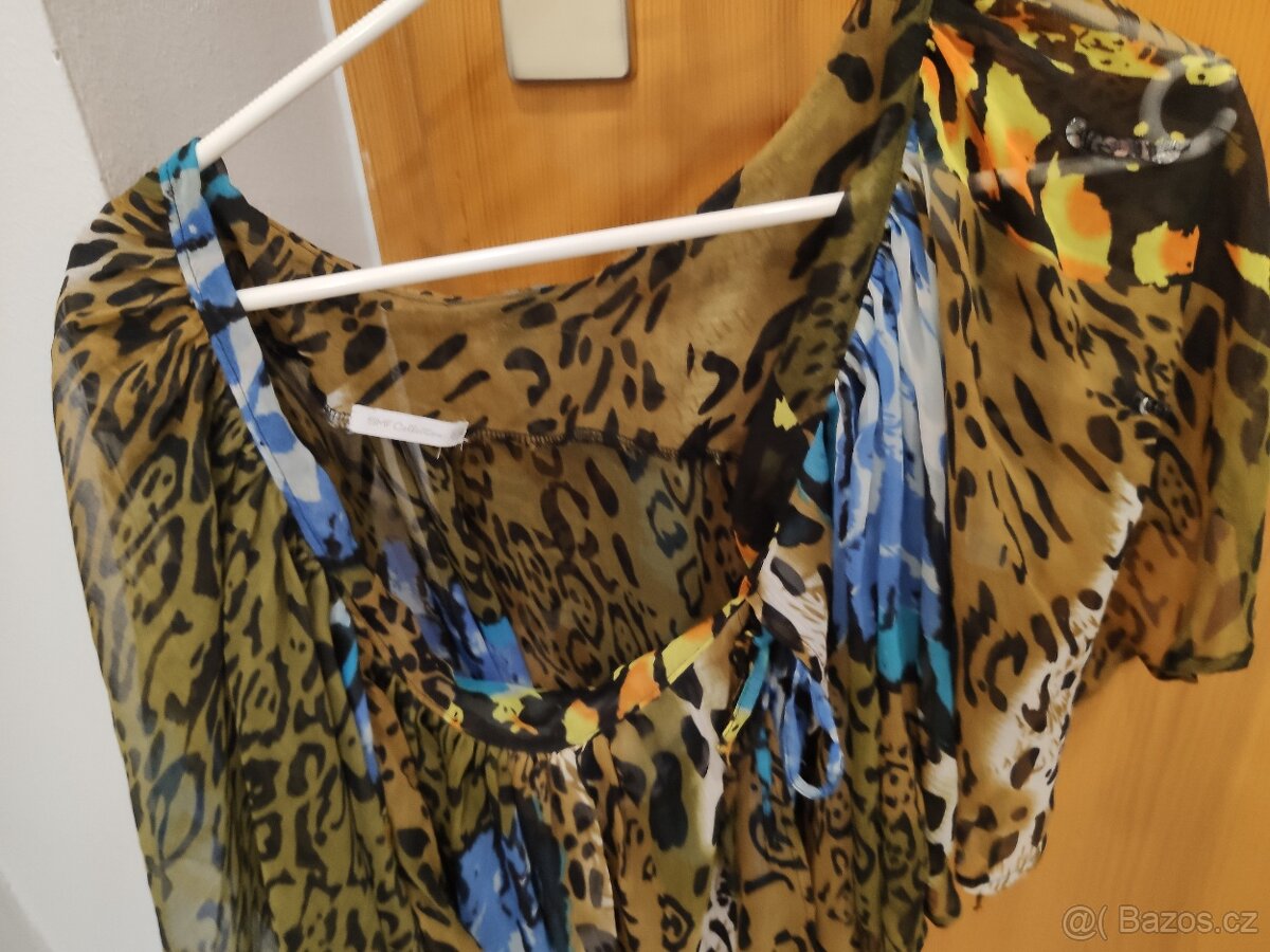 Společenská halenka s netopýřími rukávy - 6