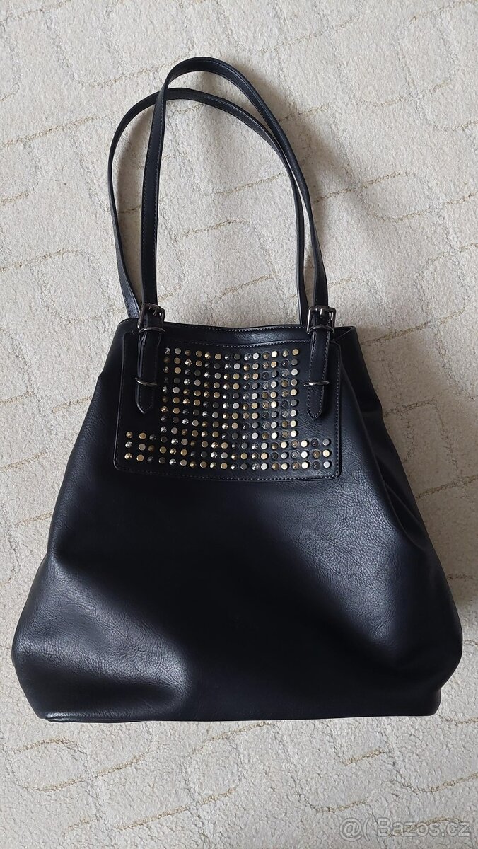 Černá větší kabelka Tom Tailor - sleva - 6
