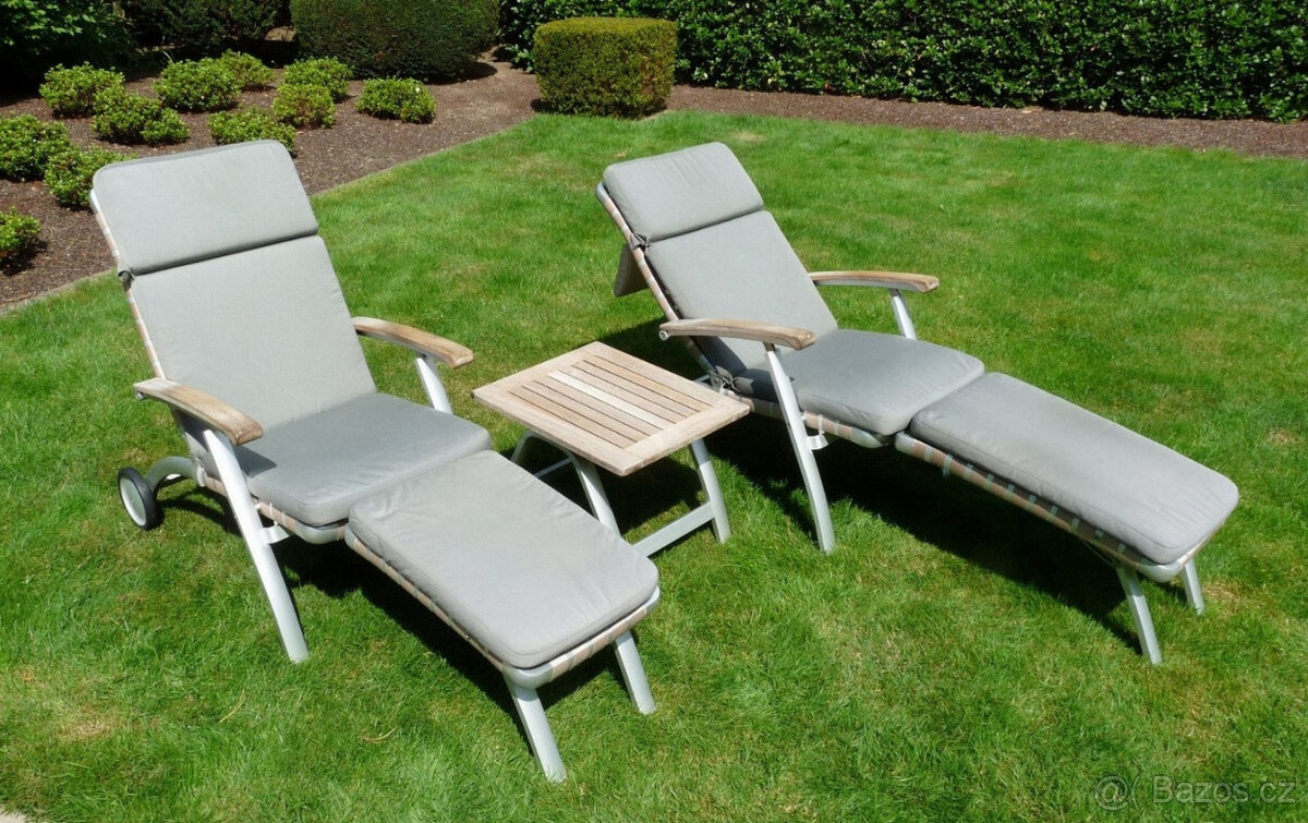 Originální zahradní nábytek Garpa, lehátka, křeslo, Spojené - 6