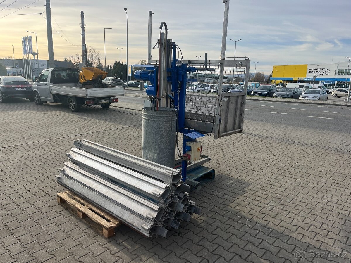 Vertikální stavební výtah Geda 300Z, jeřáb, zvedák s výškou - 6