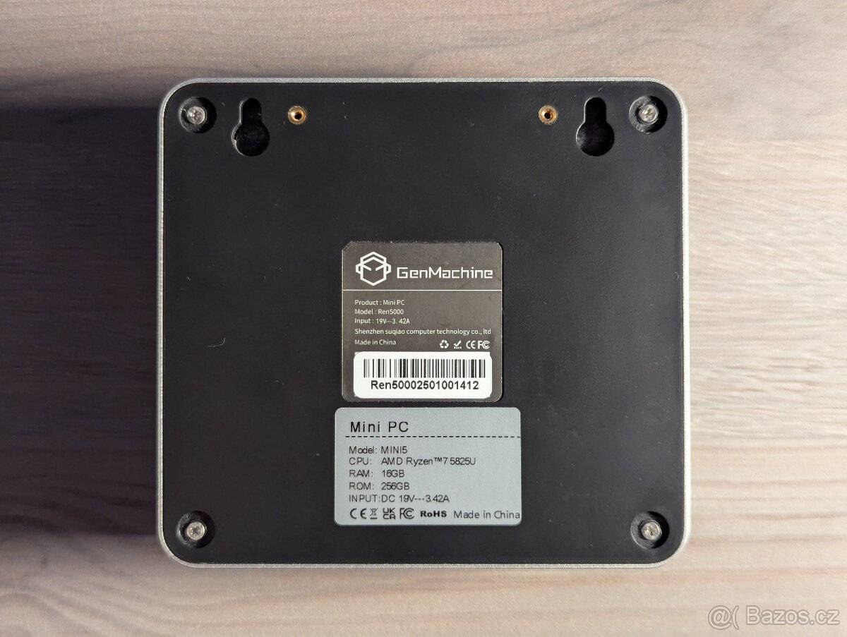 Prodám Mini PC - 16GB RAM, 512GB SSD, AMD Ryzen 7 - 6