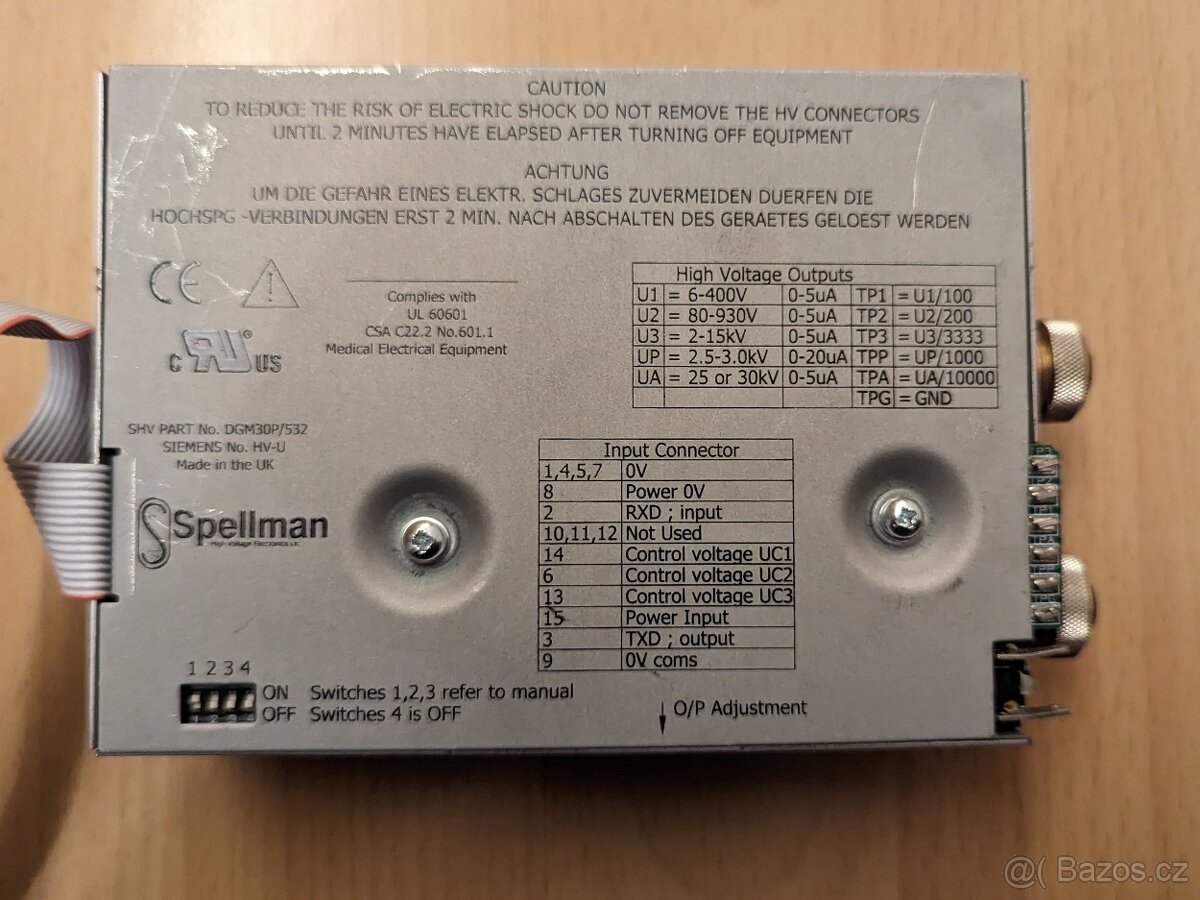 VN zdroj Spellman – Siemens C-Arm - 6