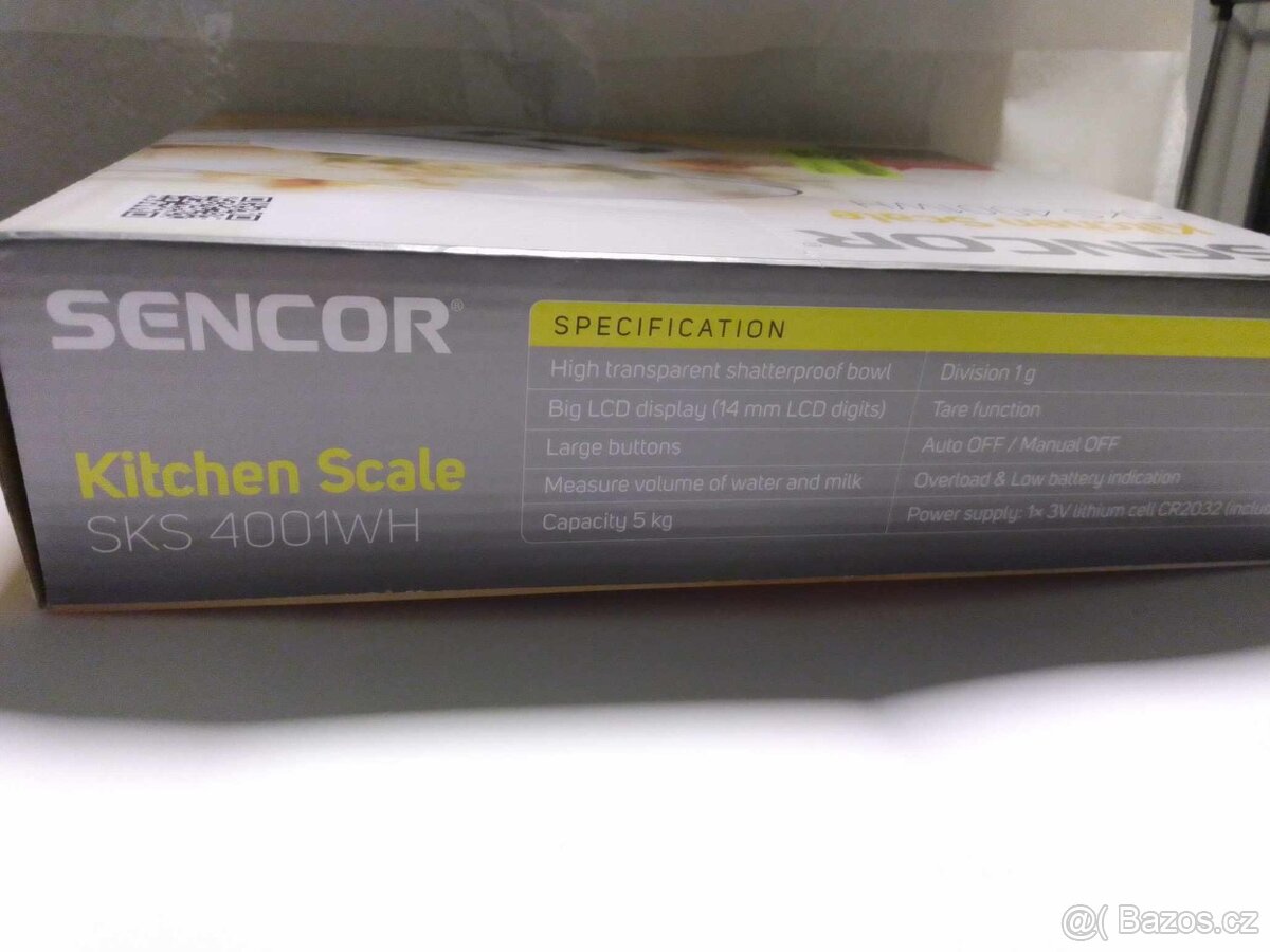 Sencor Kuchyňská digitální váha Kitchen Scale SKS 4001WH - 6