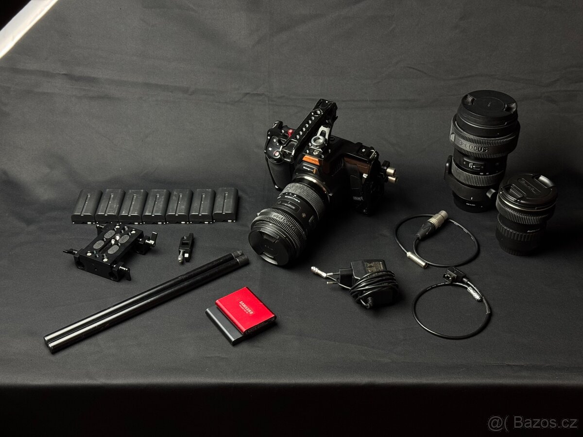 Blackmagic pocket cinema camera 6K pro + objektivy - 6