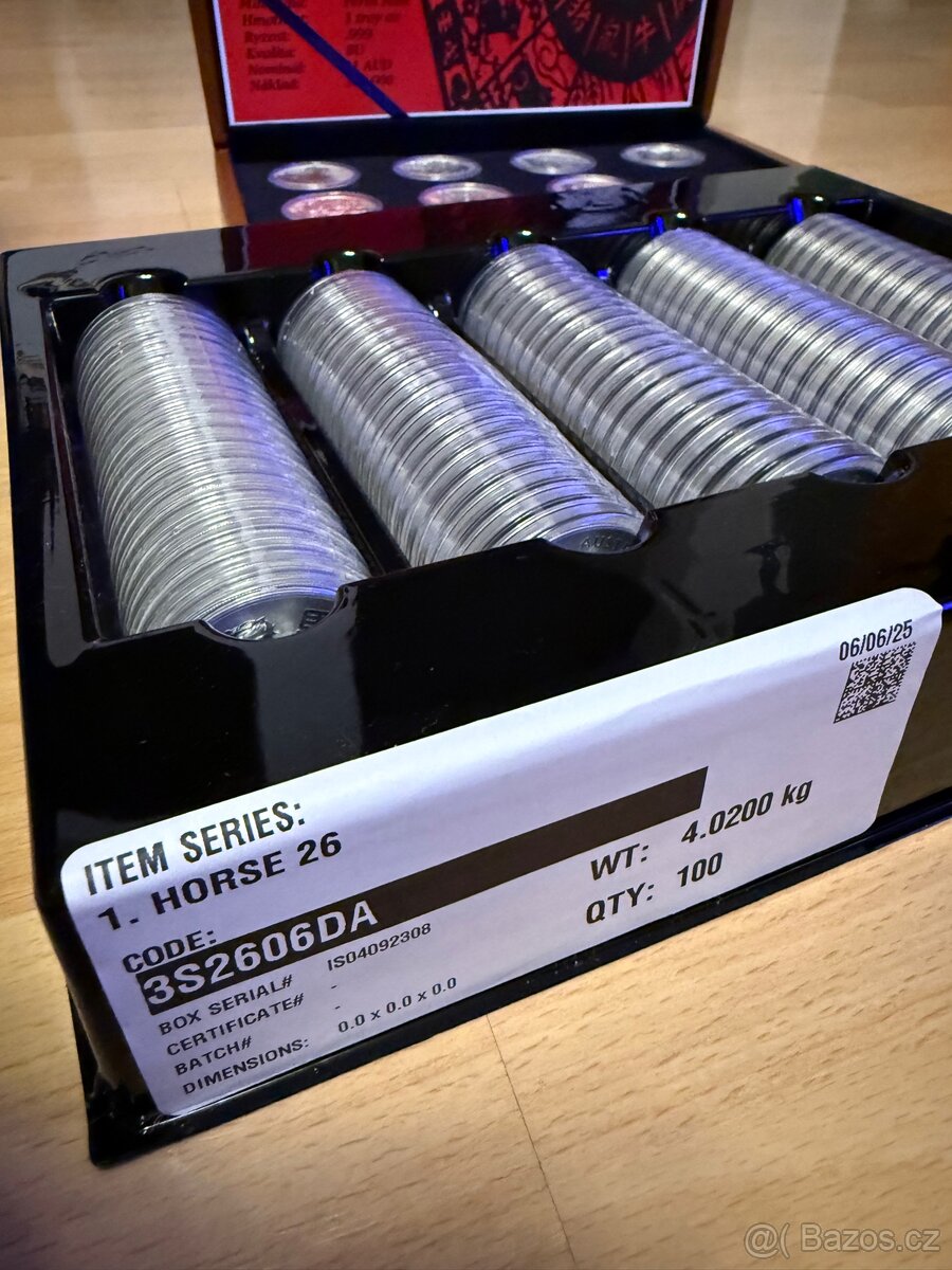 Lunární kalendář III Lunar + etue 7x 1oz a Rok koně 2026 - 6