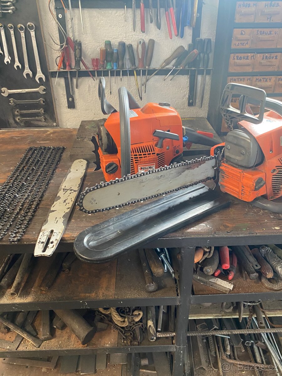 2 motorové pily oleo mac 947/952 - 6