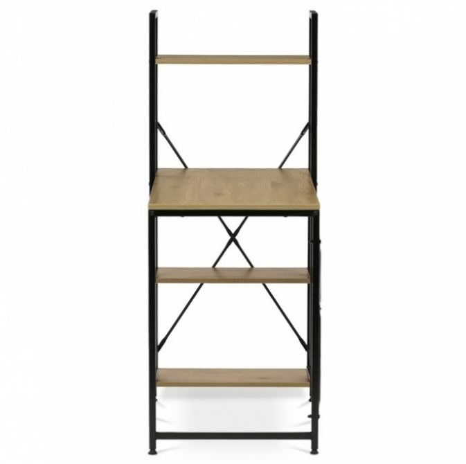 Počítačový stůl s regálem - 6