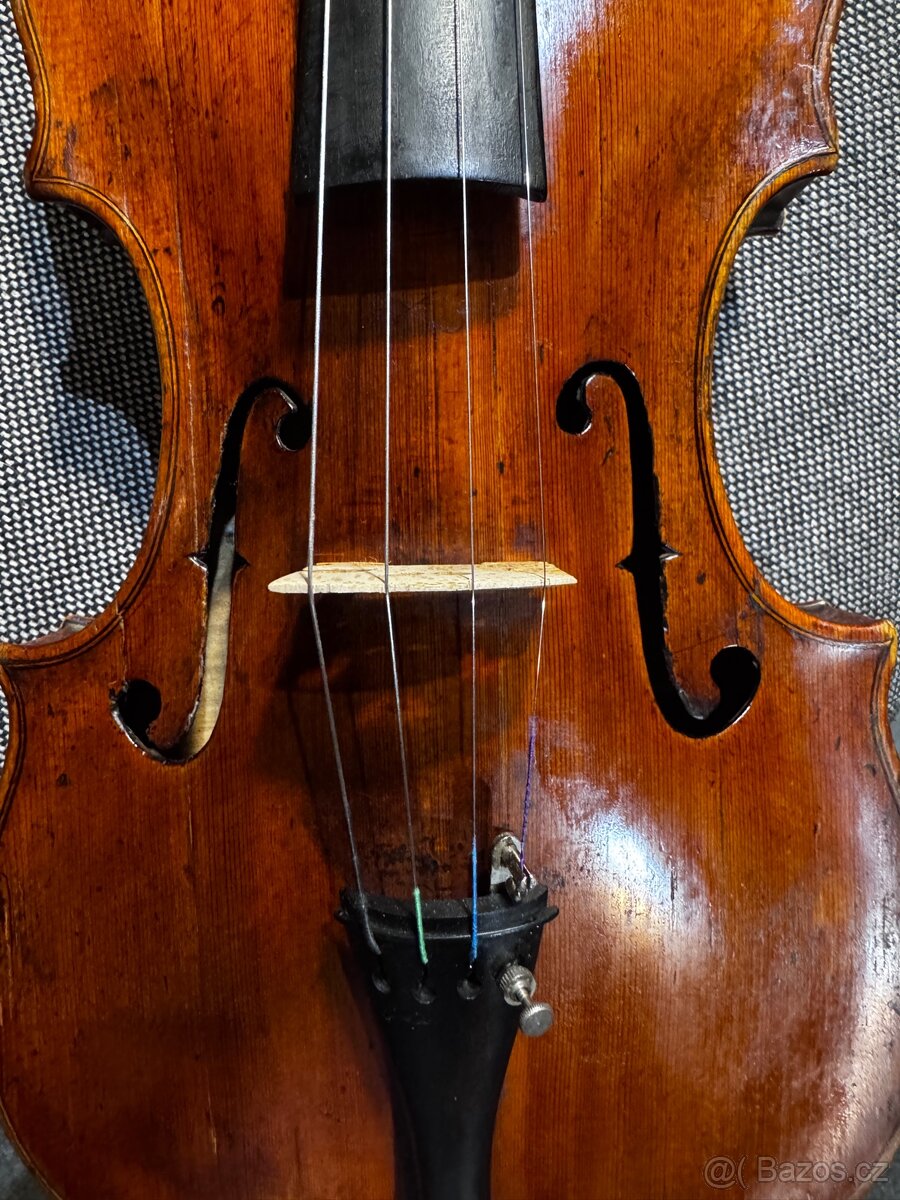 Prodám staré housle 4/4 Schönbach - 6